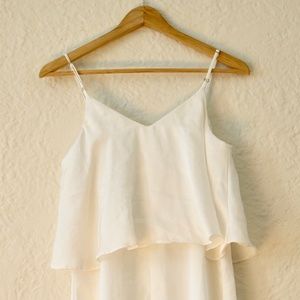 VERO MODA Benedicte Singlet Short Dress White XS